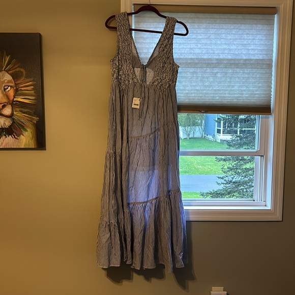 NWT Free people blue and white dress size small - Picture 3 of 6